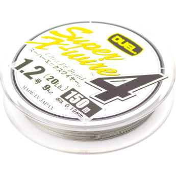Шнур YO-ZURI PE SUPER X WIRE 4 SILVER 150м 1.2/0.191мм 9.0кг